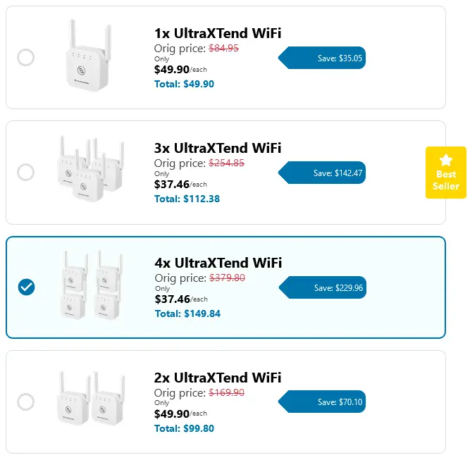 UltraXtend Wifi Price